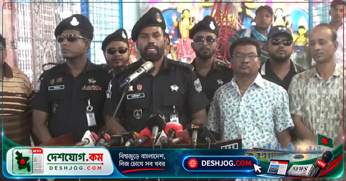 চাঁপাইনবাবগঞ্জের ১৬৪টি পূজামণ্ডপে নিরাপত্তা নিশ্চিত করতে মোতায়েন ৩৪ জন এসআরবি সদস্য