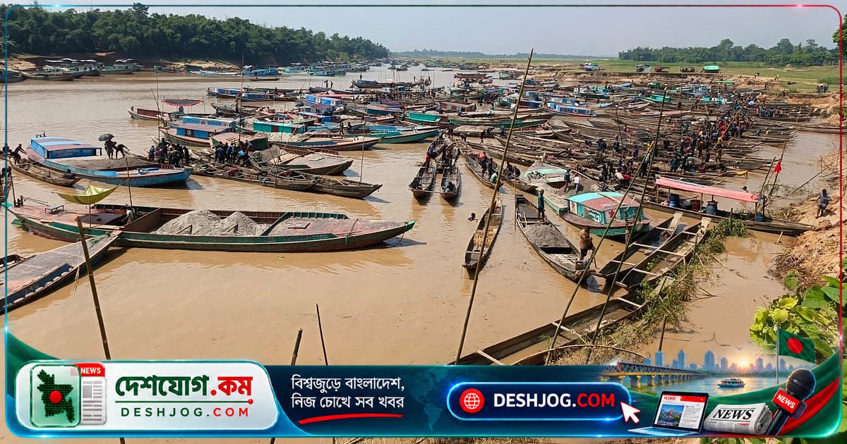 সুনামগঞ্জের মরাচেলা নদী থেকে অবৈধ বালু উত্তোলনে ৩৭ জনের বিরুদ্ধে মামলা, ৫ কোটি টাকার ক্ষতি