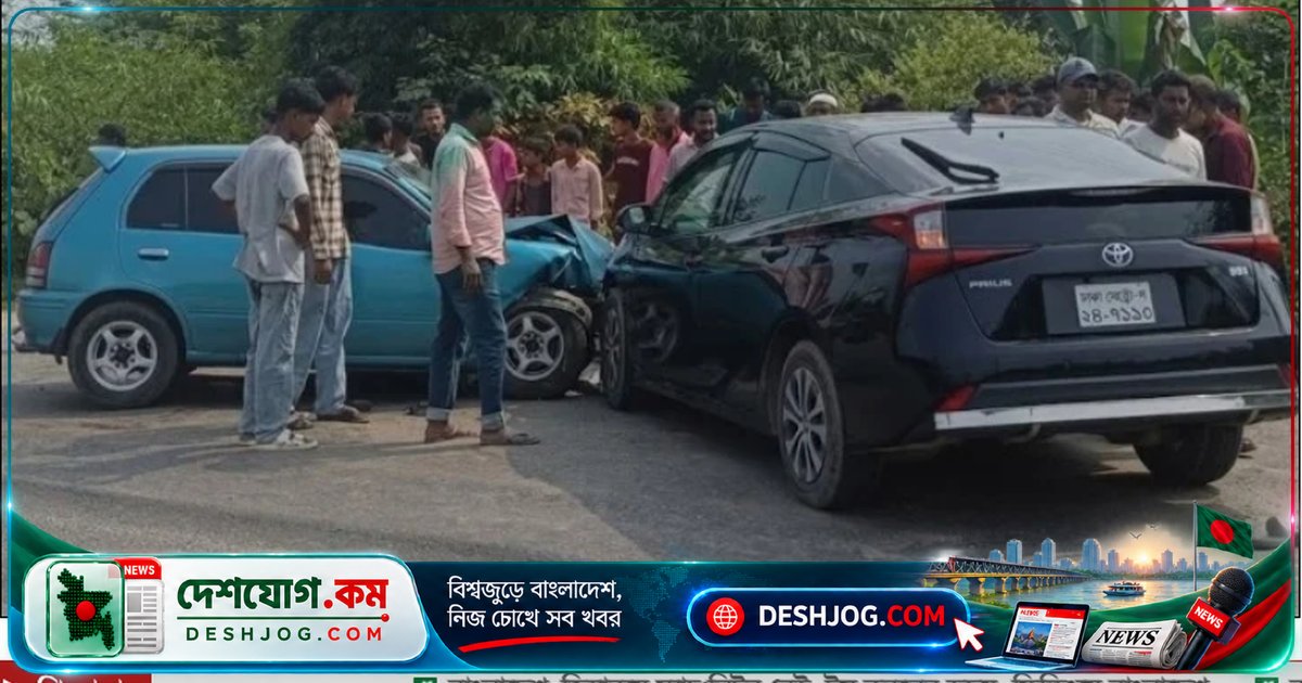 সিলেটের জৈন্তাপুরে দুটি প্রাইভেটকারের সংঘর্ষে নিহত তিনমাস বয়সী শিশু আয়াত