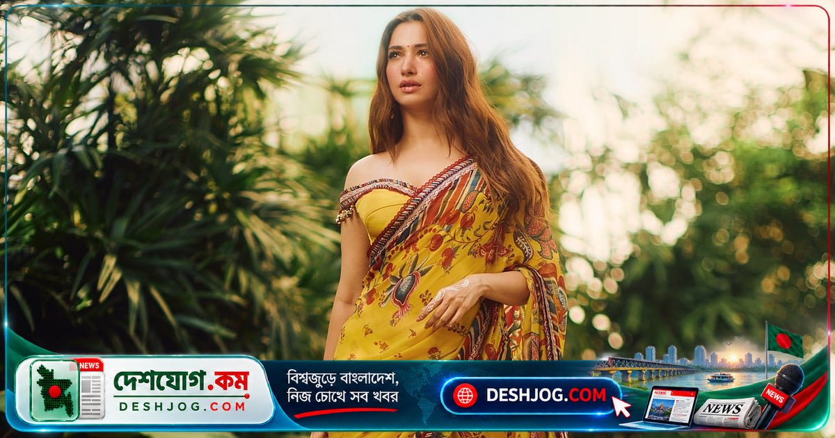 মুম্বাইতে চলচ্চিত্র ট্রেলার অনুষ্ঠানে তামান্না ভাটিয়ারের হলুদ শাড়ির আধুনিক স্টাইলিং: অফ-শোল্ডার ব্লাউজ ও ম্যাক্সিমালিস্ট গয়নার গল্প