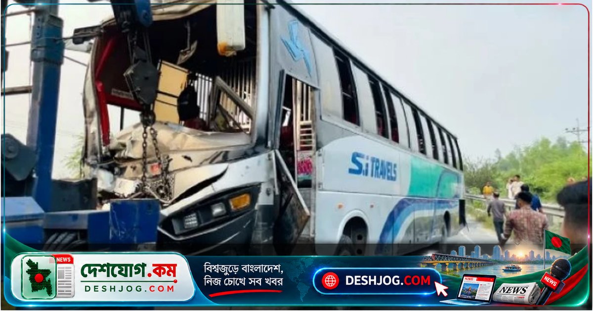 টাঙ্গাইলের মহাসড়কে ত্রিমুখী সংঘর্ষে দু’জন মারা যায়, বাস ও পিকআপ পুলিশ হেফাজতে