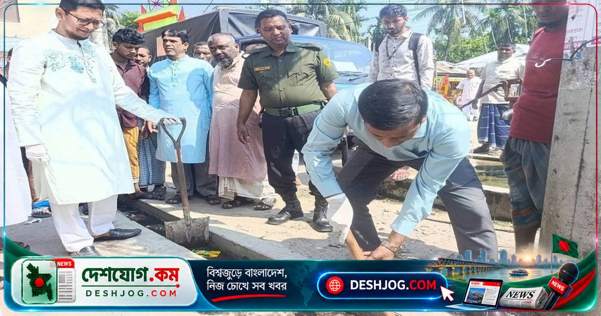 তজুমদ্দিনের শশীগঞ্জ বাজার পরিচ্ছন্নতা অভিযানে একত্রিত প্রশাসন, বিএনপি ও ব্যবসায়ীরা