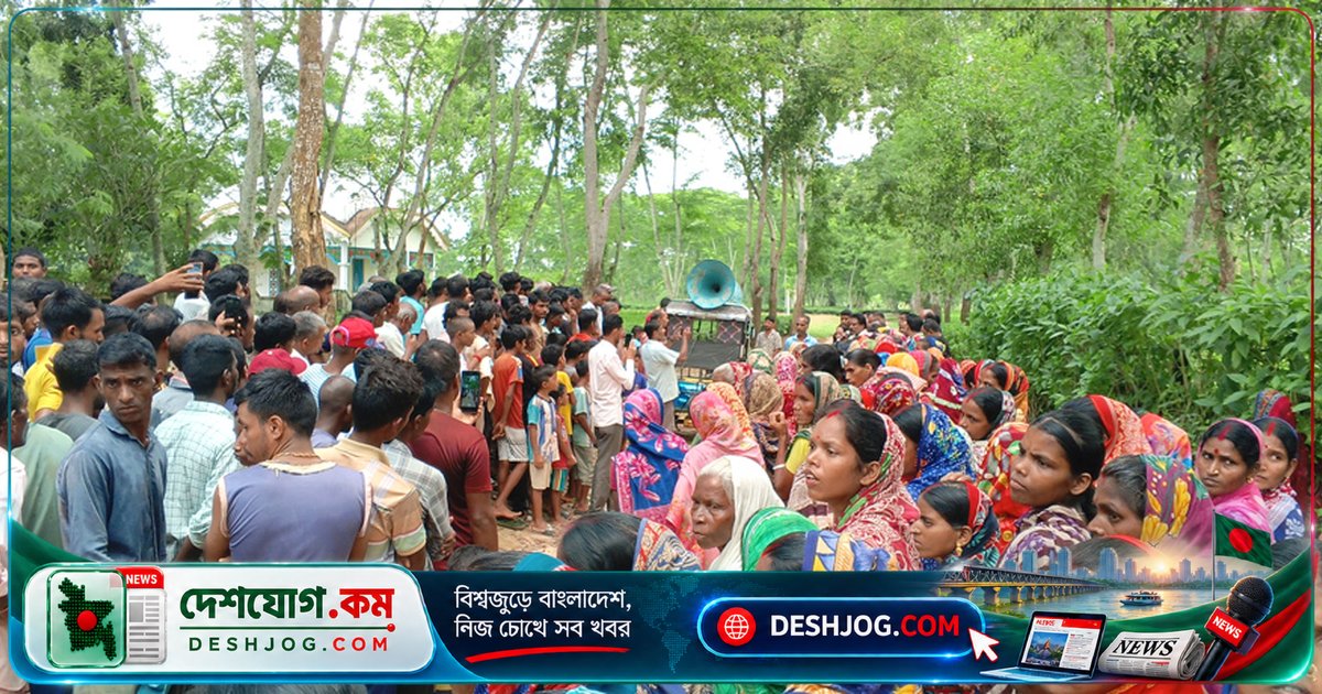 মৌলভীবাজারে চা পাতা চুরির প্রতিবাদে শ্রমিকদের বিক্ষোভ: পাহারাদার আহত, চোরচক্রের হামলা