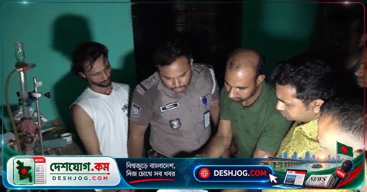 টঙ্গীতে গোপন ইয়াবা কারখানা: প্রেমের বিরহে নিঃস্ব যুবককে গ্রেপ্তার, জব্দ রাসায়নিক সরঞ্জাম