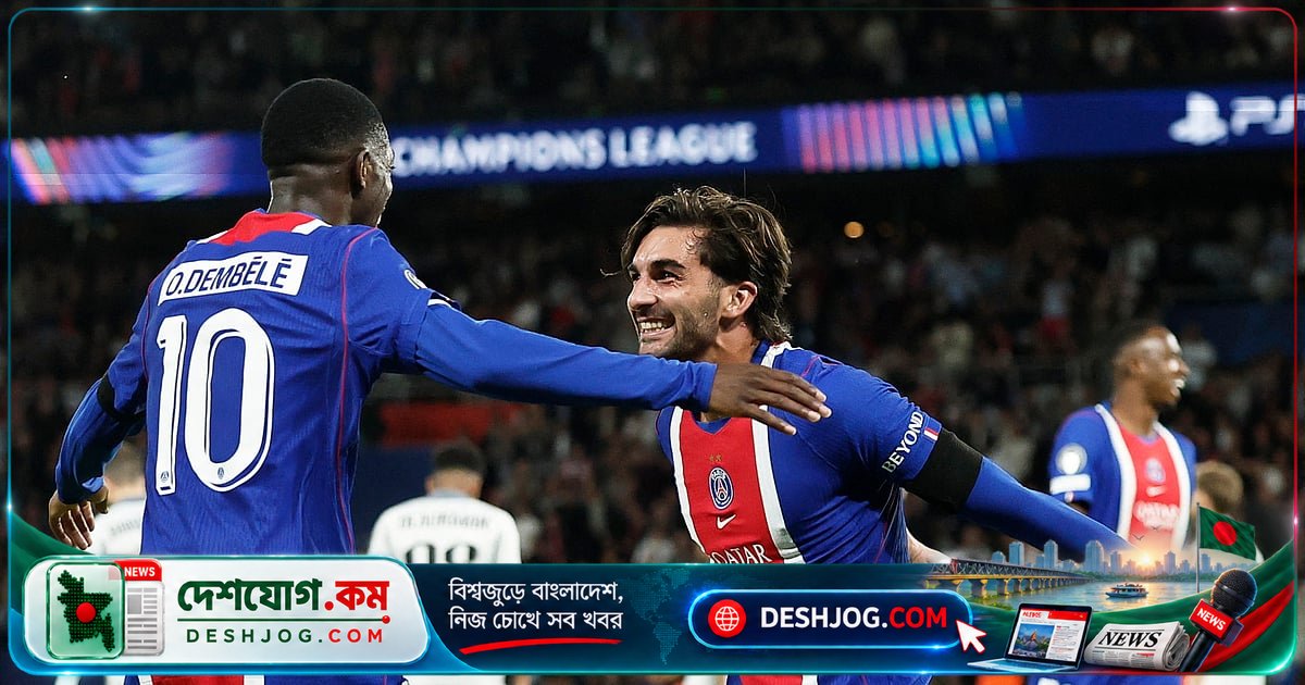 চ্যাম্পিয়নস লিগে তোরেসের ত্রিগোলা: পিএসজি ৬-১ স্লোভান ব্রাতিস্লাভাকে নিশ্চিত জয়