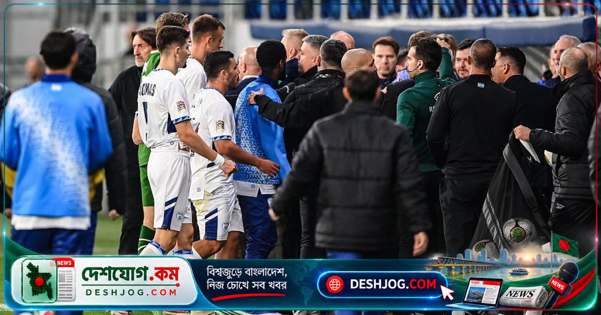 ইরল্যান্ড-ইসরায়েল ম্যাচে খেলোয়াড়ের বমি-বমি ঘটনার তদন্ত শুরু করবে ইউএফএ