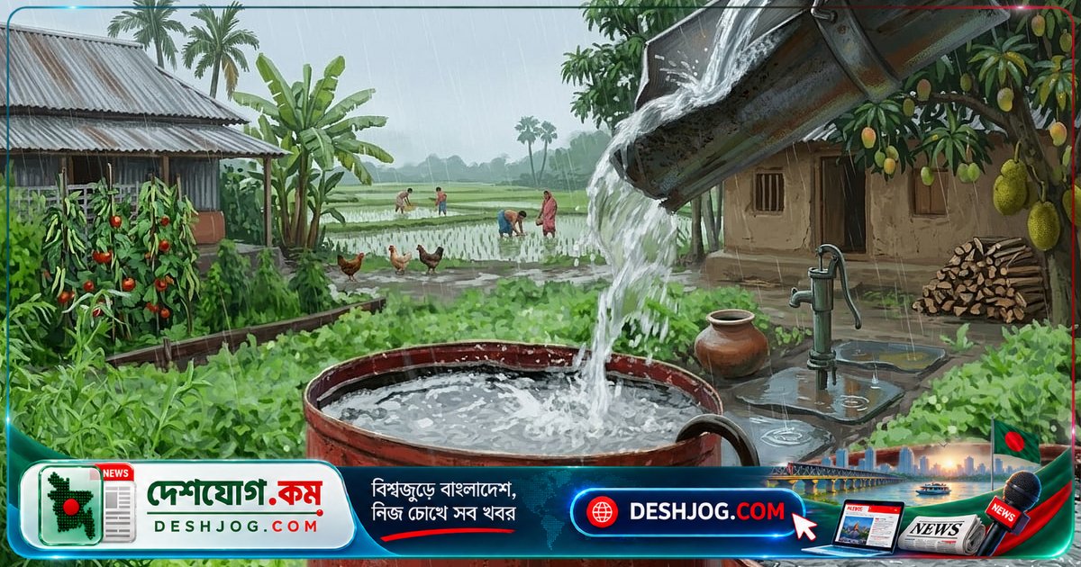বৃষ্টির পানি সংরক্ষণ: জাতিসংঘের সতর্কবার্তা ও সুপেয় পানির সম্ভাব্য সমাধান