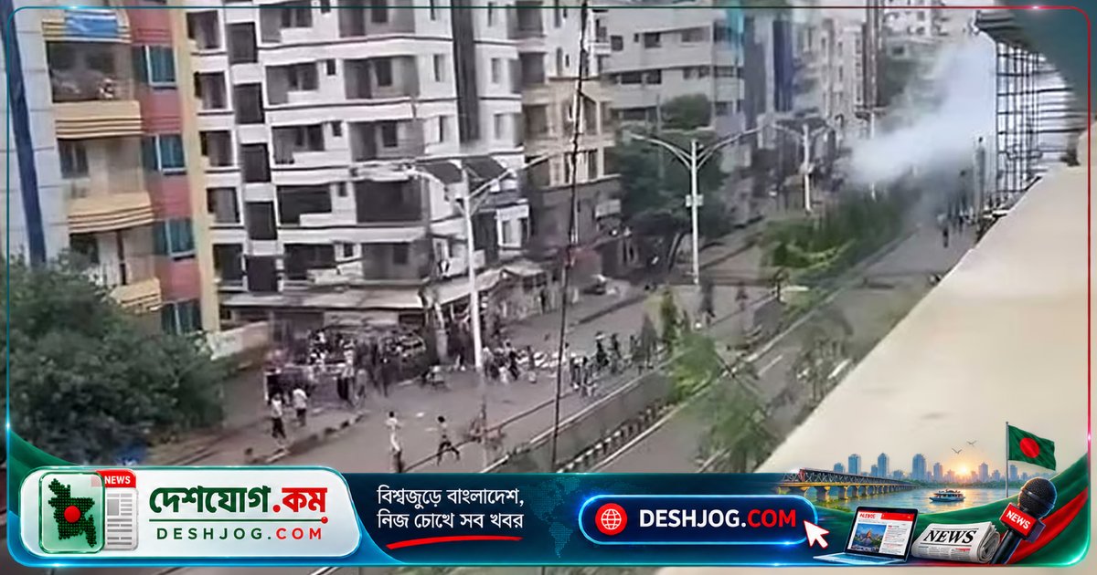 উত্তরায় শ্রমিক-পুলিশ সংঘর্ষে পুলিশ সদস্যের হাত ভেঙে দিল শ্রমিক, পুলিশের গাড়ি ভাঙচুর