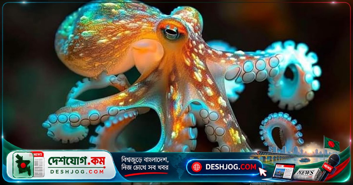 বিশ্ব অক্টোপাস দিবস: জলজ জগতের বুদ্ধিমান অক্টোপাসের ৮টি বাহু ও রহস্যময় বৈশিষ্ট্য জানুন