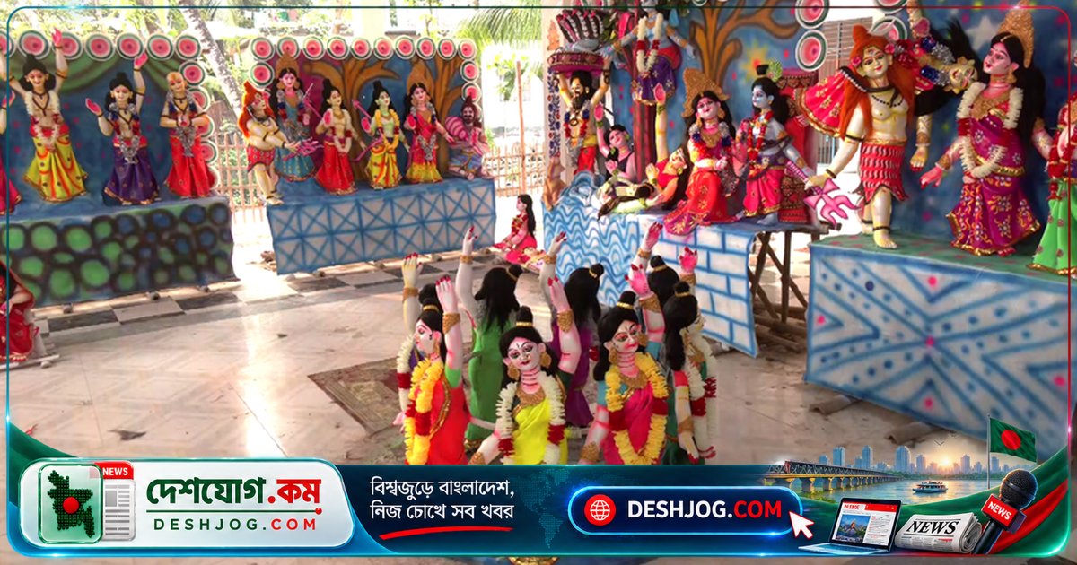 যশোরের শ্রীহরি মন্দিরে ১০১টি প্রতিমায় ফুটে উঠেছে পৌরাণিক কাহিনি ও চার যুগের ধর্মীয় ঐতিহ্য