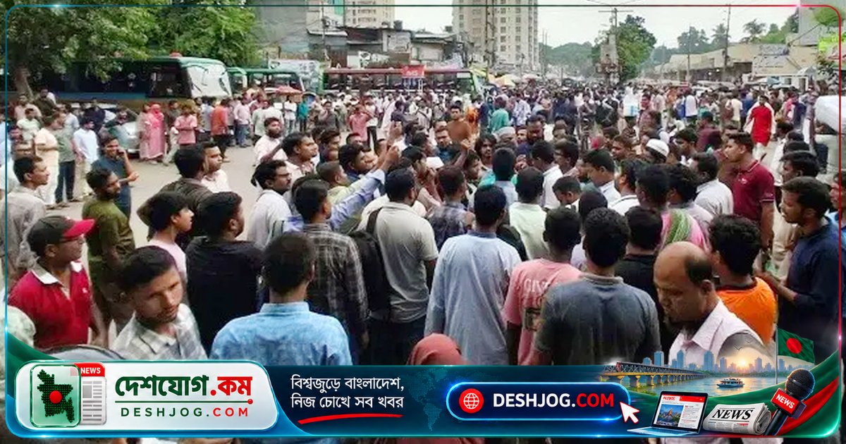 প্রশ্নপত্র ফাঁসের অভিযোগে স্থগিত পরীক্ষা: নীলক্ষেতে চাকরিপ্রত্যাশীদের অবরোধ