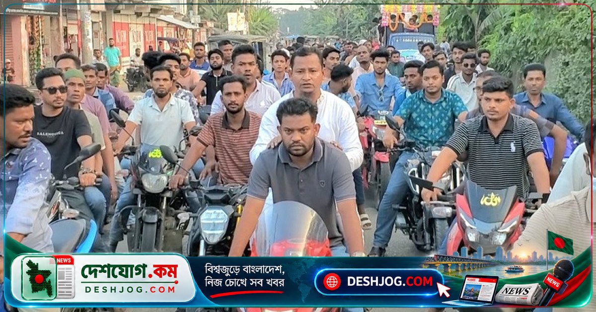 দক্ষিণ দিঘলদী ইউনিয়নে উন্নয়ন প্রতিশ্রুতি দিয়ে জাকির ফরাজী নির্বাচনী শোডাউন পরিচালনা